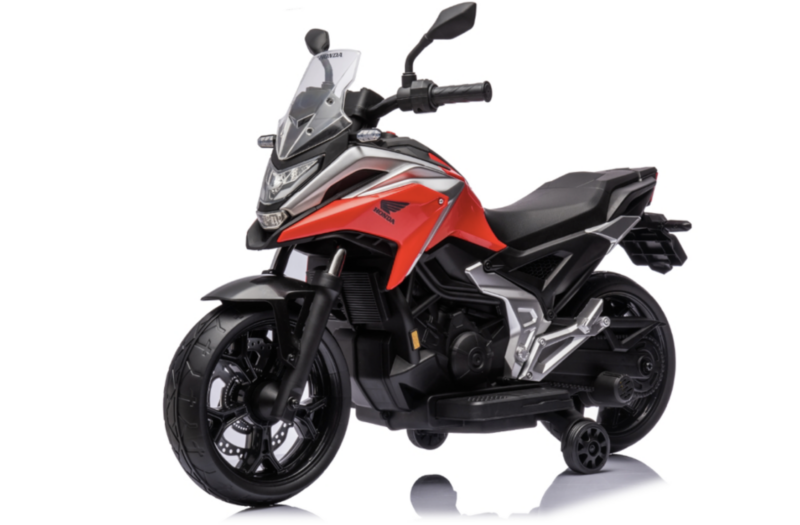 HONDA NC750X, 12 VOLT ELEKTRISCHE KINDERMOTOR MET RUBBEREN BANDEN EN MEER!